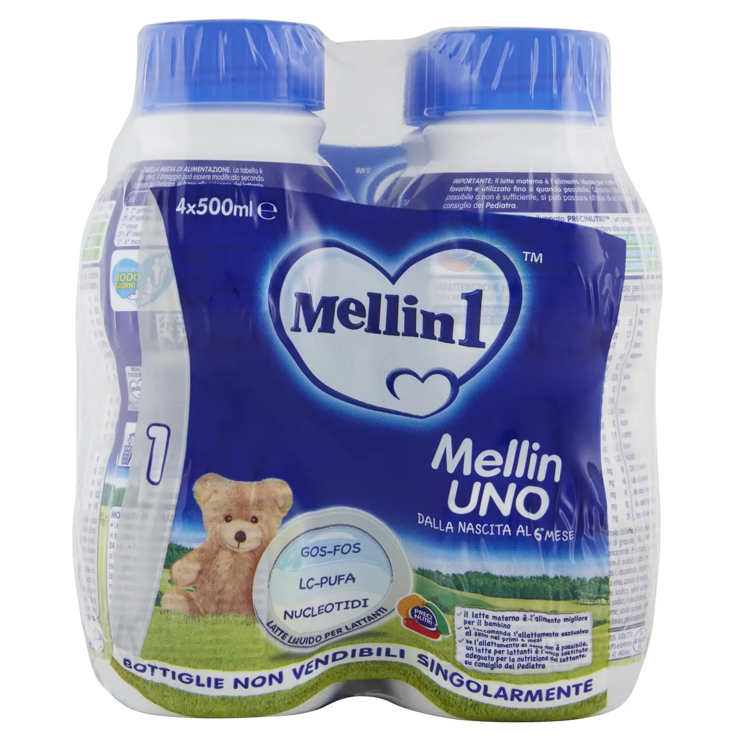 Mellin 1 liquido 4 x 500 ml