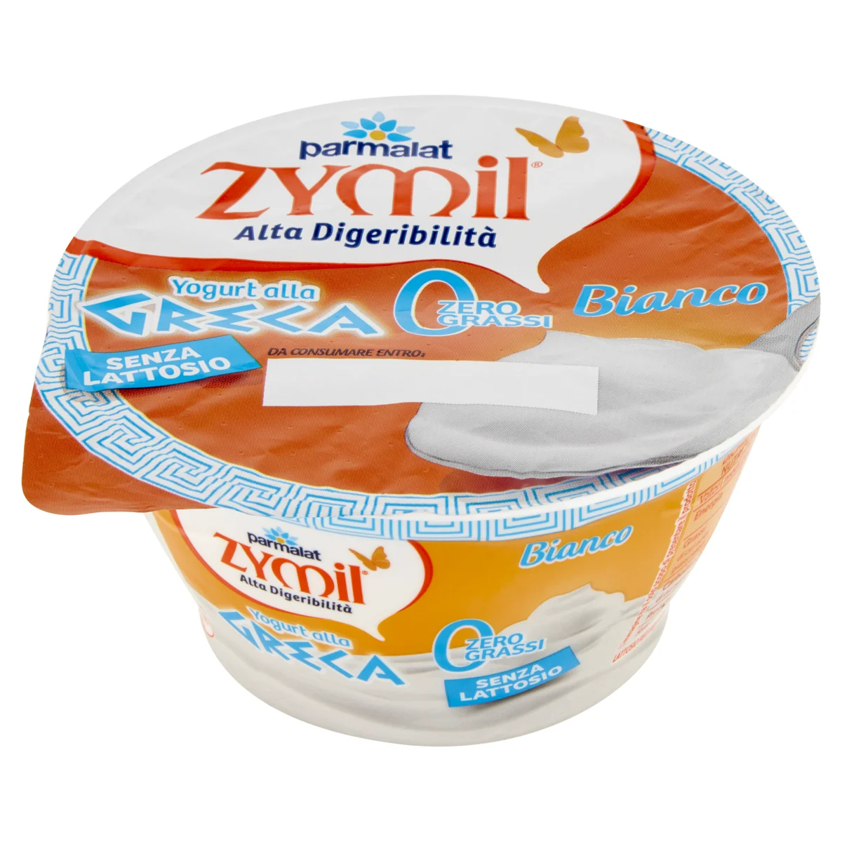 zymil Alta Digeribilità Yogurt alla Greca 0% di Grassi Senza Lattosio  Bianco 150 g
