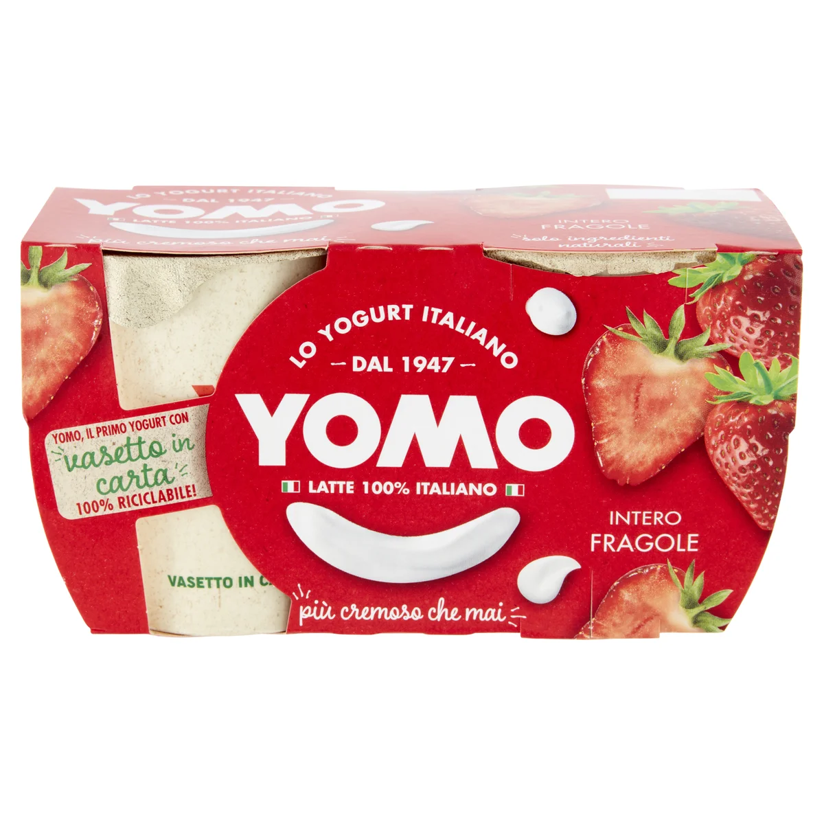 Crai Fragola Yogurt cremoso Magro 2 x 125 g