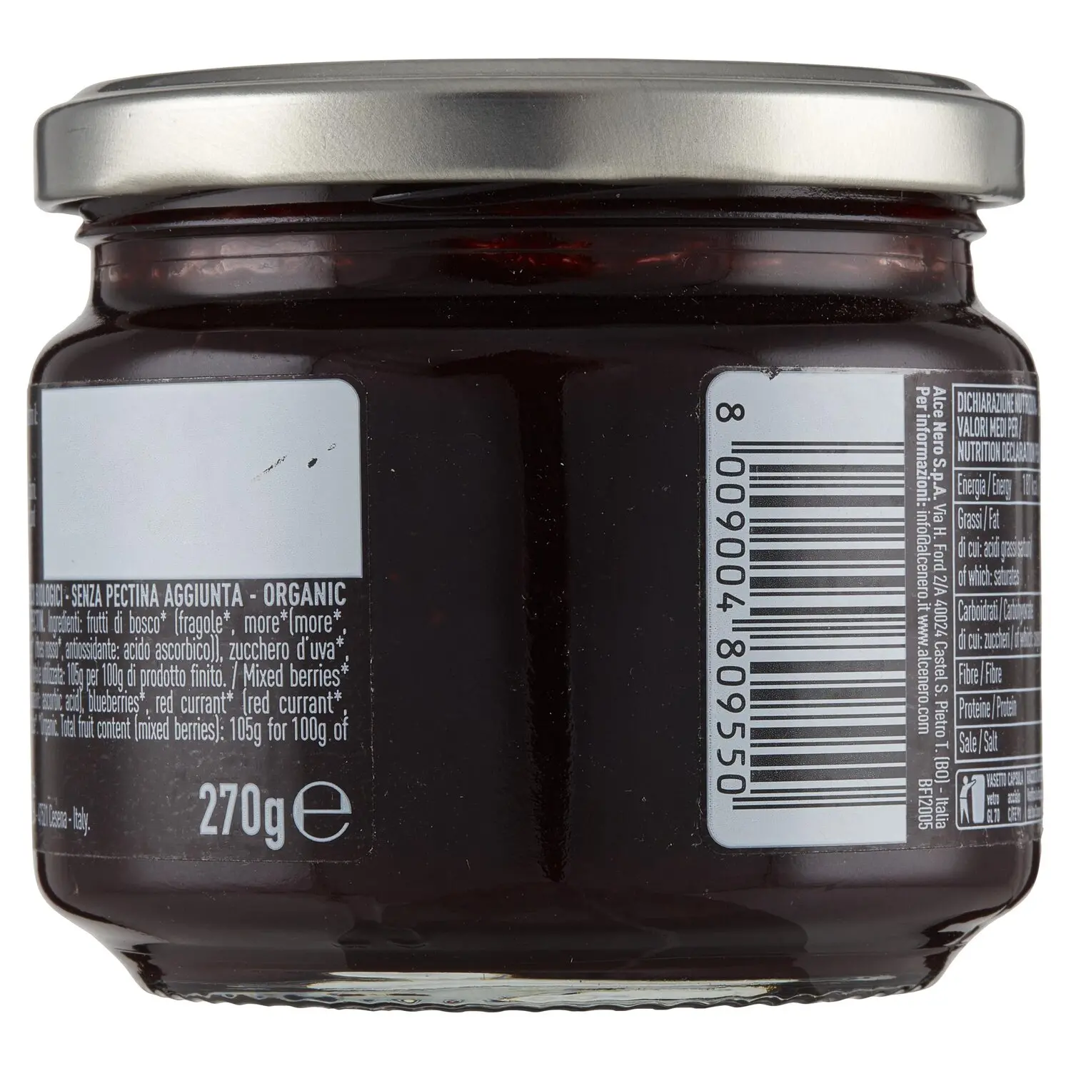 alce nero Crema di Riso Biologica 250 g