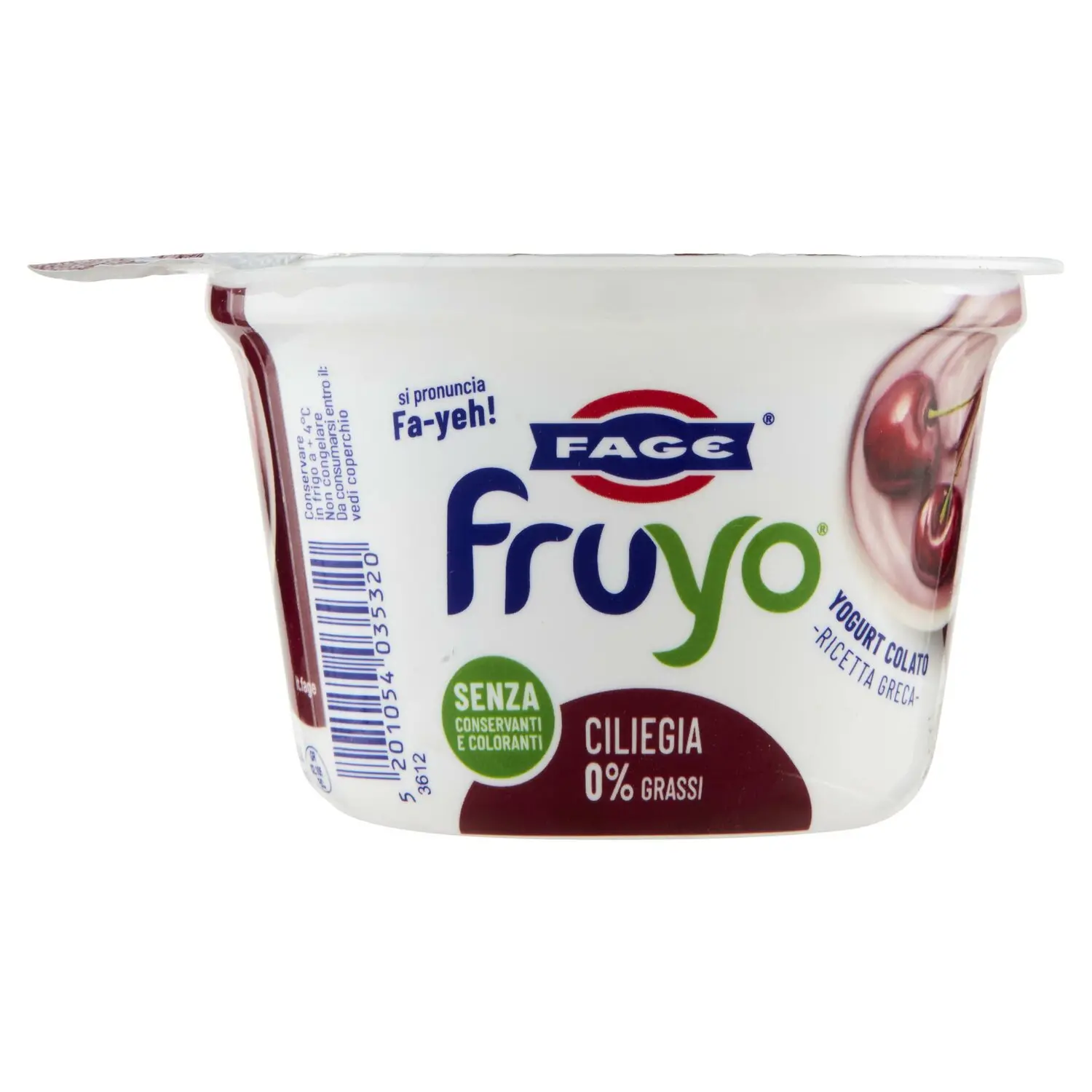 Yogurt magro 0,1% - 125g x 8 - Ciliegia, Limone, Mirtillo