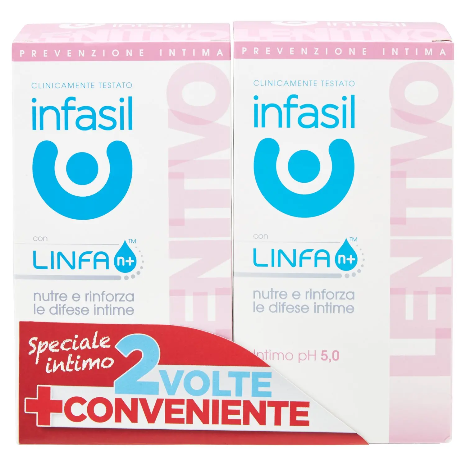 Infasil Intimo Lenitivo pH 5,0 2 x 200 ml