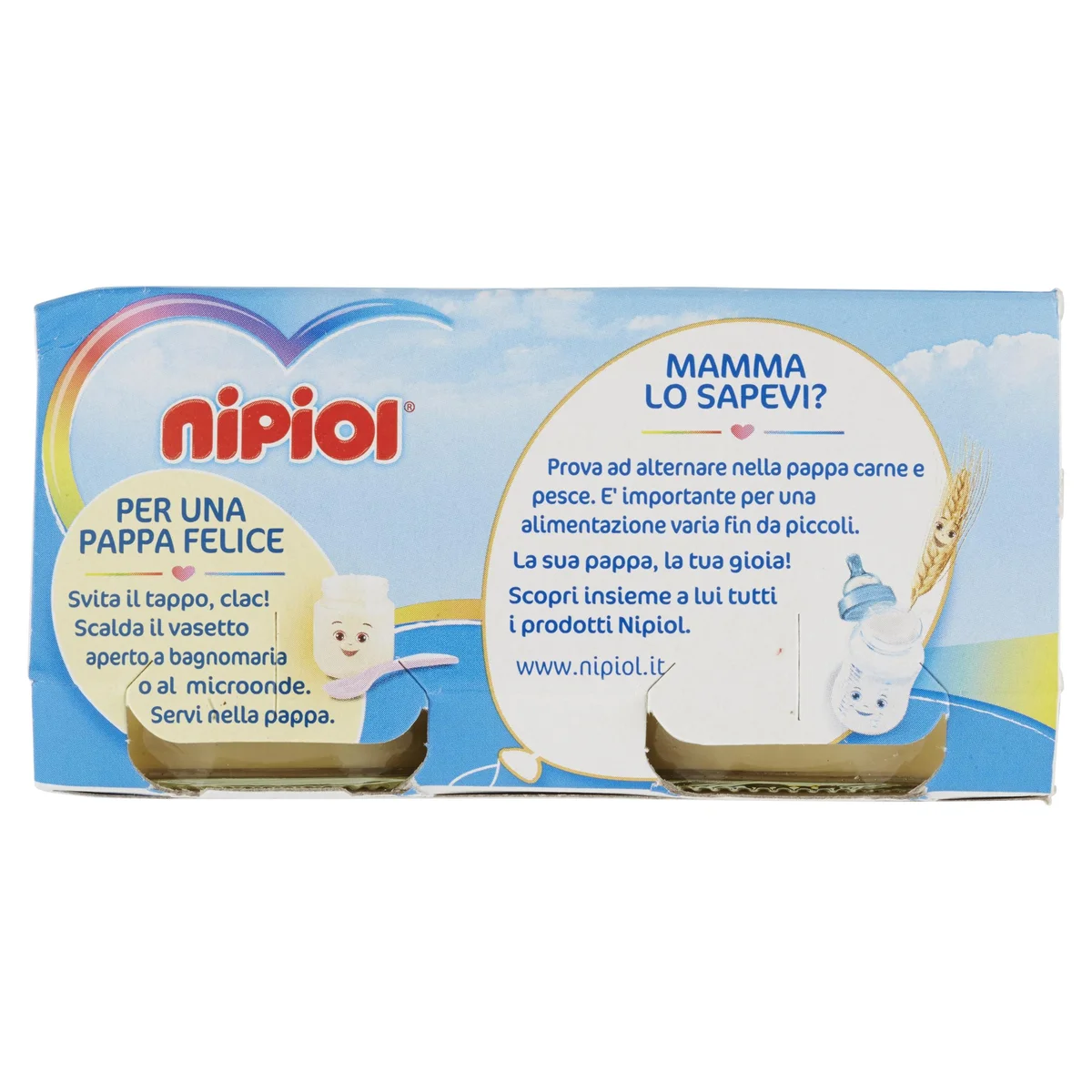 nipiol Trota con verdure Omogeneizzato 2 x 80 g