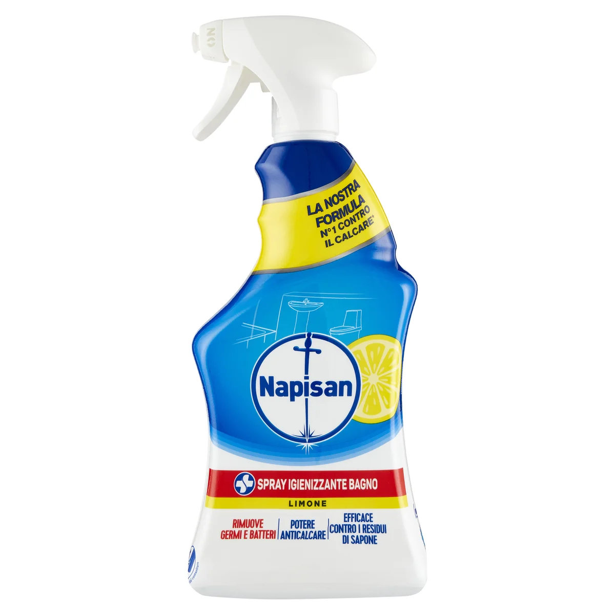 Napisan Extra Protection Spray Igienizzante Bagno Limone e Menta 750 ml