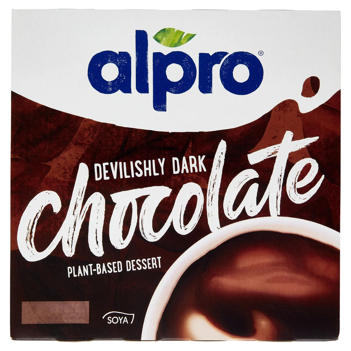 Alpro Soya dessert dark chocolate 4 x 125 g