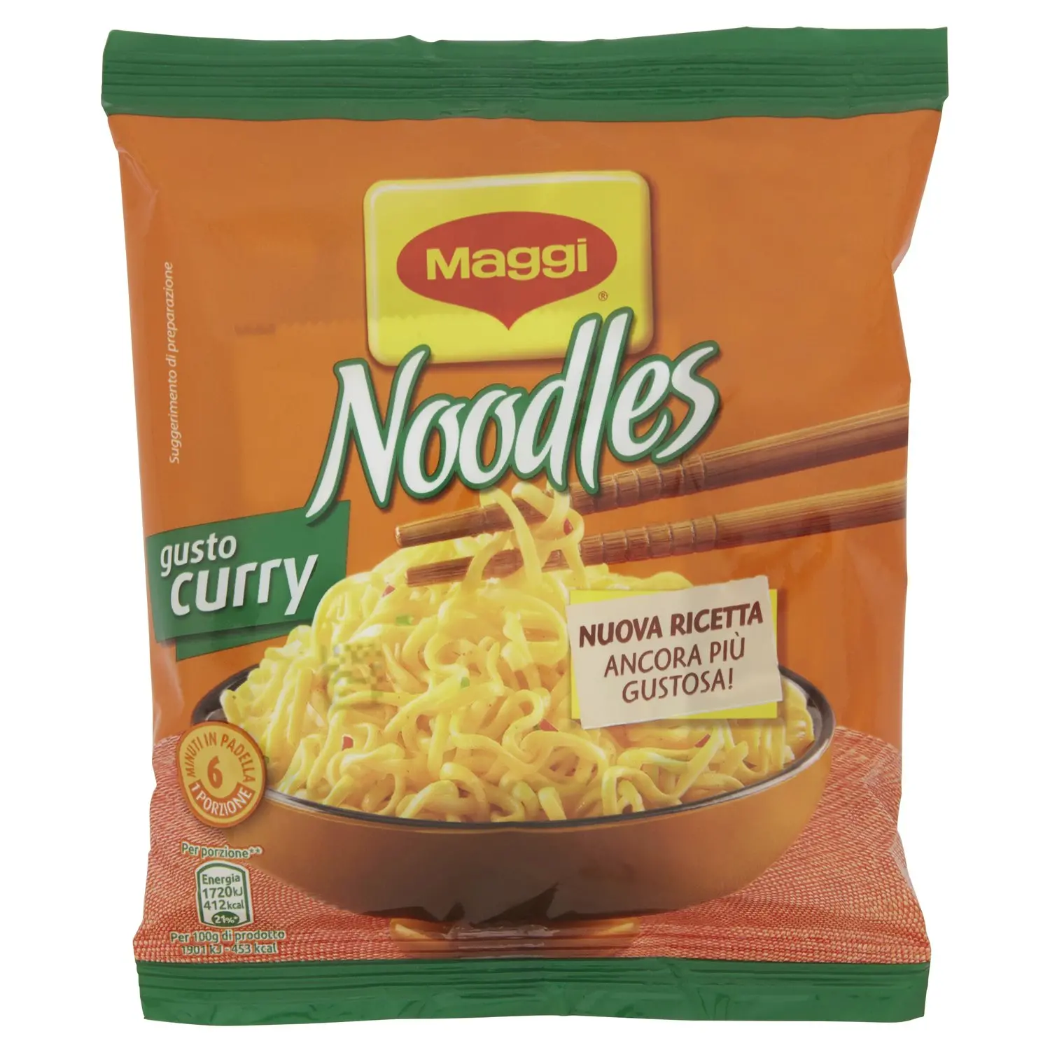 BUITONI IDEA PER NOODLES GUSTO CURRY Noodles istantanei e condimento al  gusto curry 1 porzione
