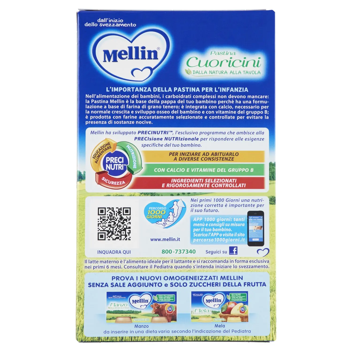 Mellin Pasta per l'Infanzia Conchigliette 280 g - Dispensa