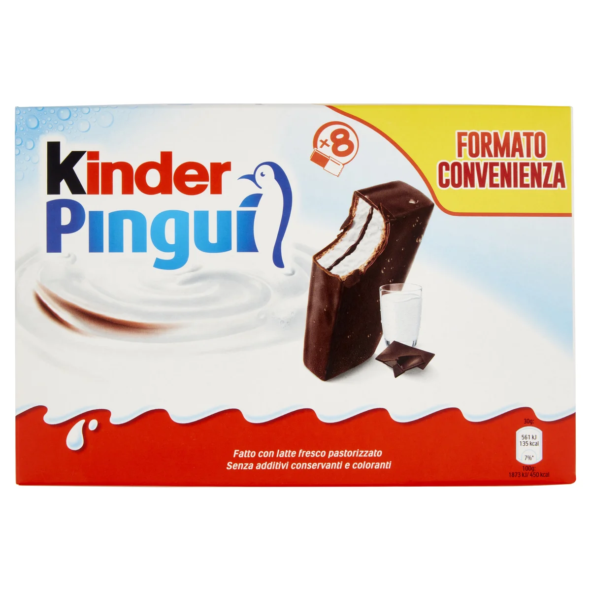 Kinder Pinguì Cioccolato 8 x 30 g