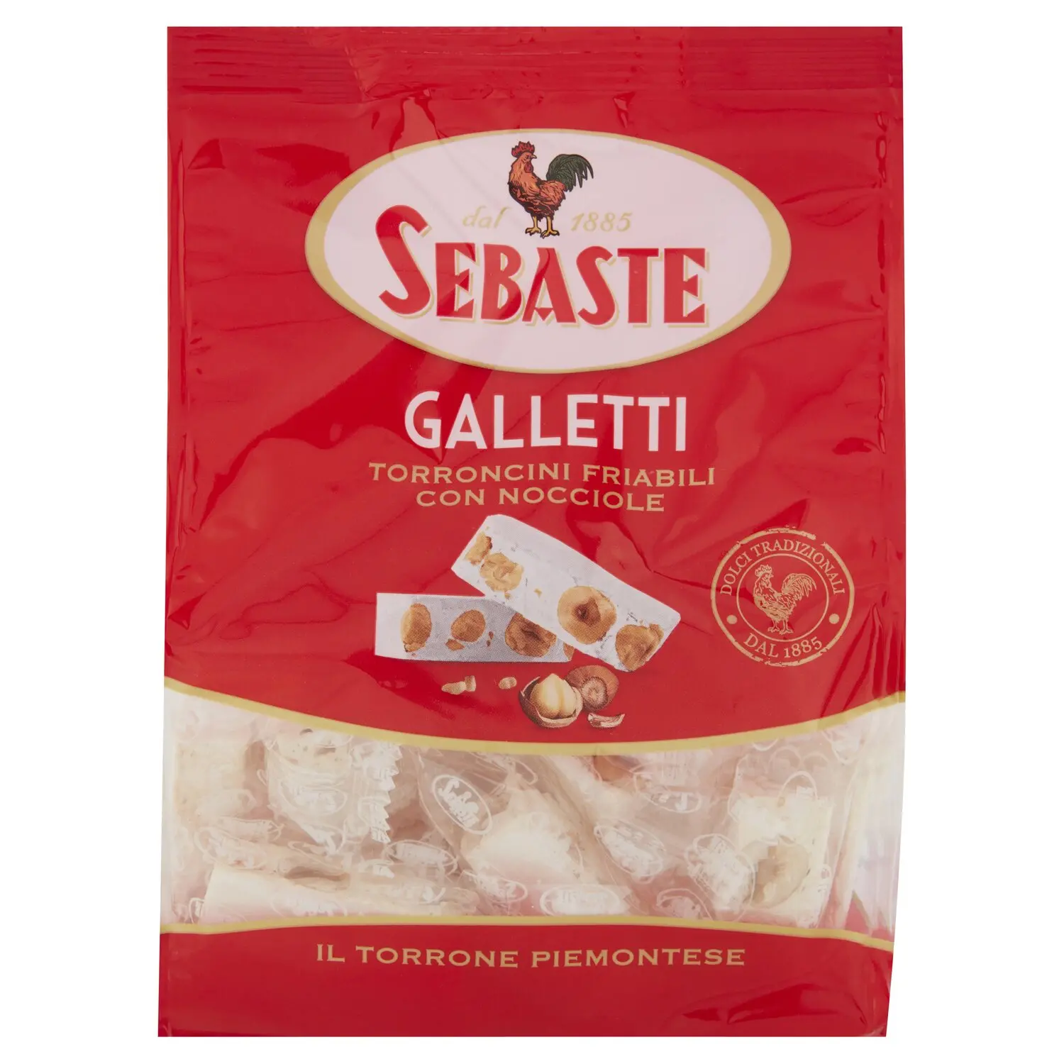 Sebaste Galletti Torroncini Friabili con Nocciole 180 g