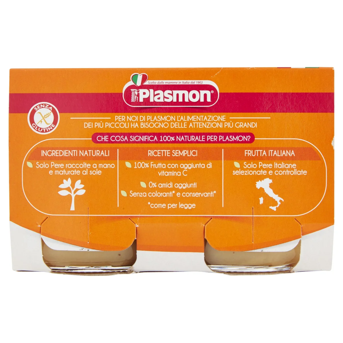 Plasmon Pera Omogeneizzato 2 x 104 g