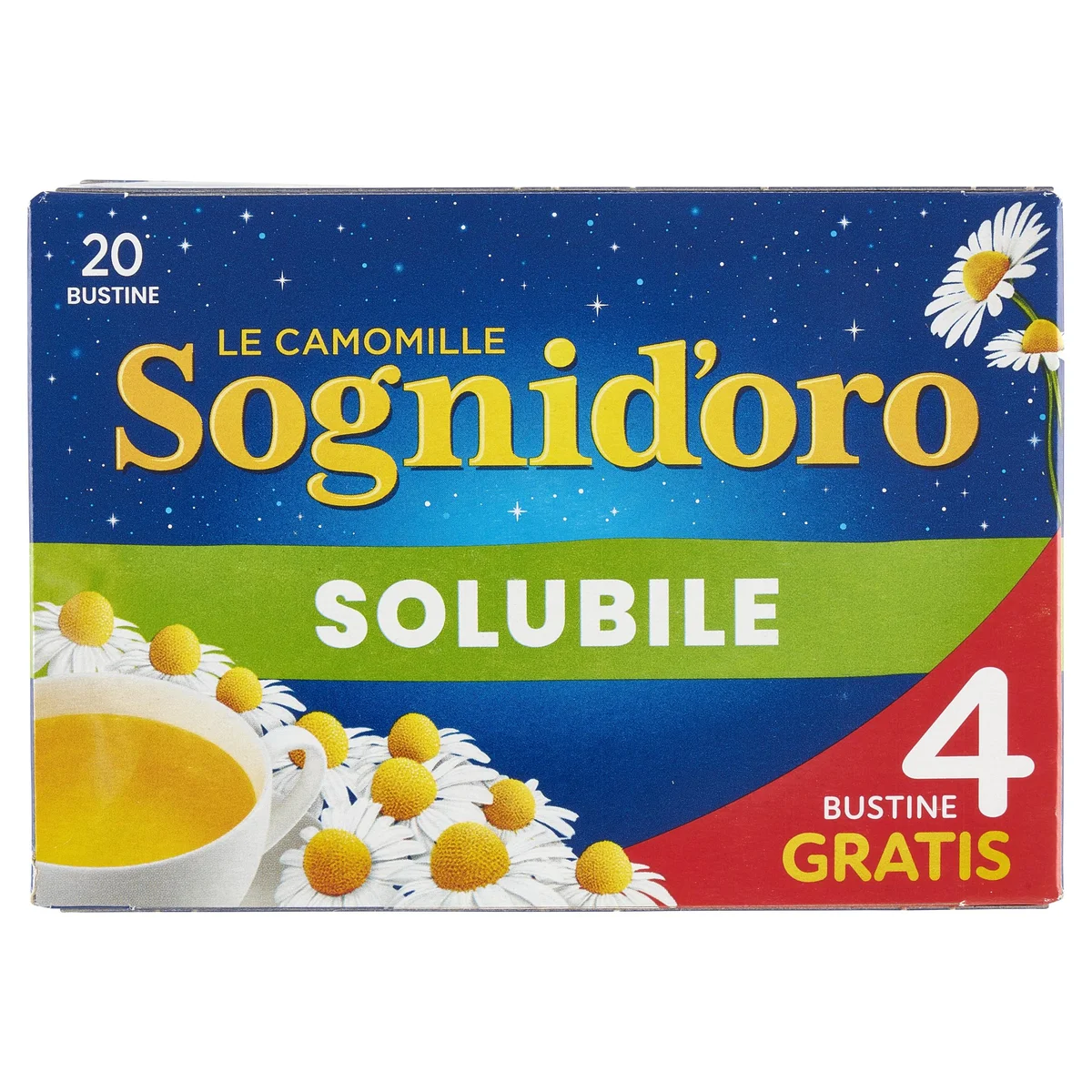 Sognid'oro La Camomilla Solubile 20 x 5 g