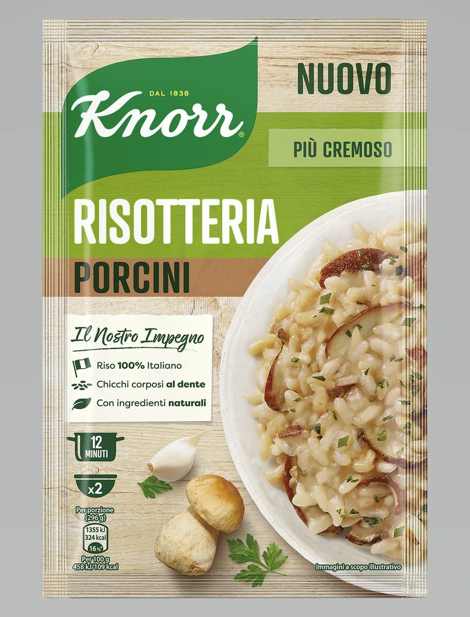 Risotto pronto Funghi Knorr