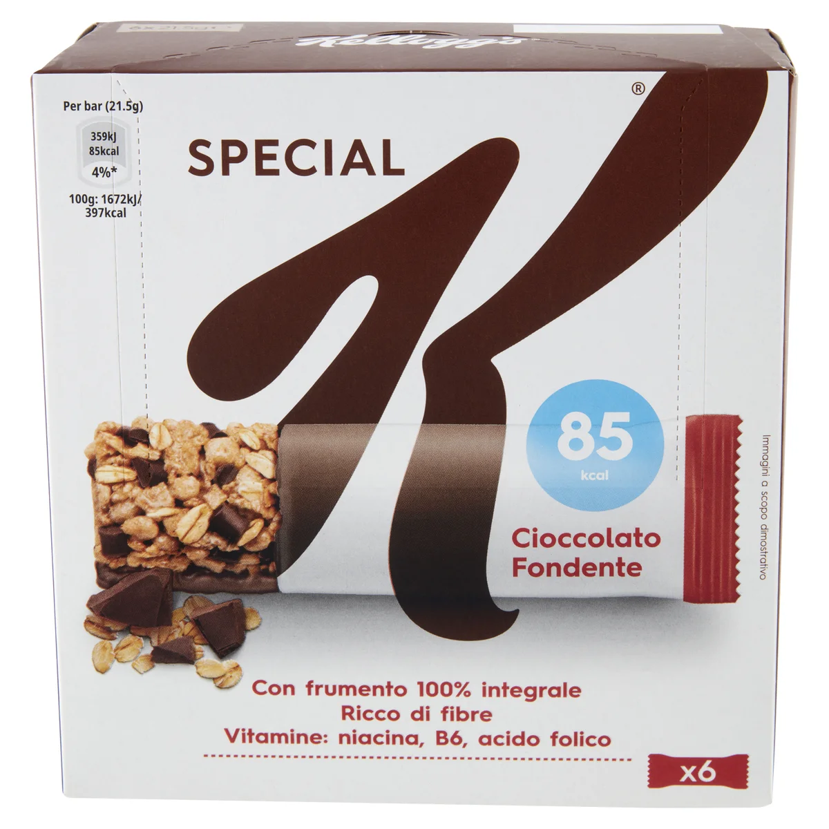 Kellogg's Special K con Cioccolato Fondente 6 x 21,5 g