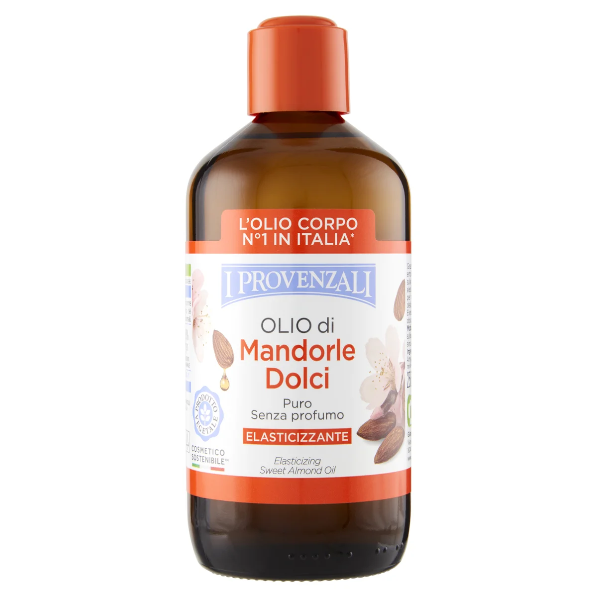  I Provenzali: Olio di Mandorle Dolci 100% Pure Almond Oil,  Magnolia Scent * 6.76 Fluid Ounce (200mL) Bottle * [ Italian Import ] :  Belleza y Cuidado Personal