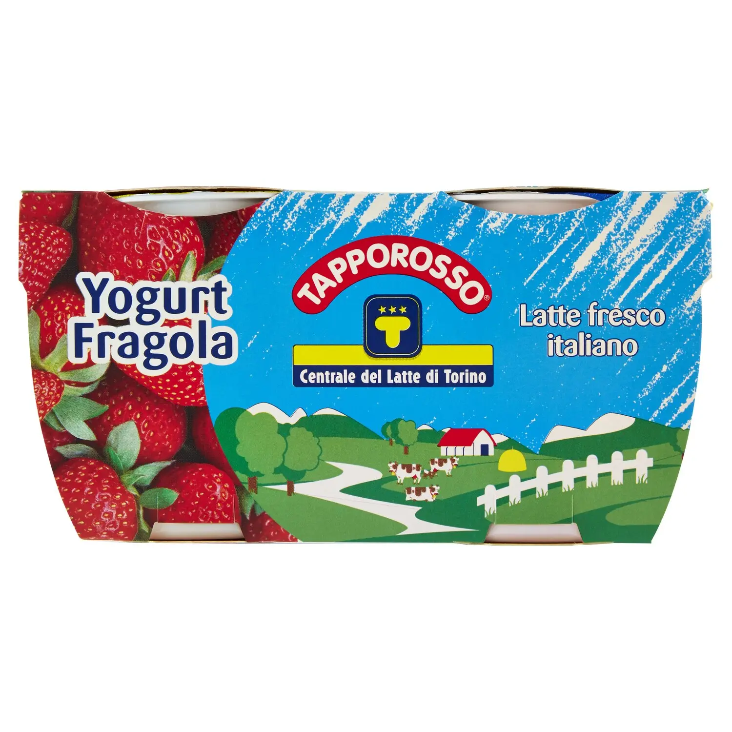 Centrale del Latte di Torino Tapporosso Yogurt Fragola 2 x 125 g