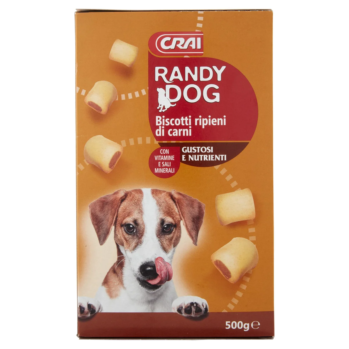 Crai Randy Dog Biscotti ripieni di carni 500 g