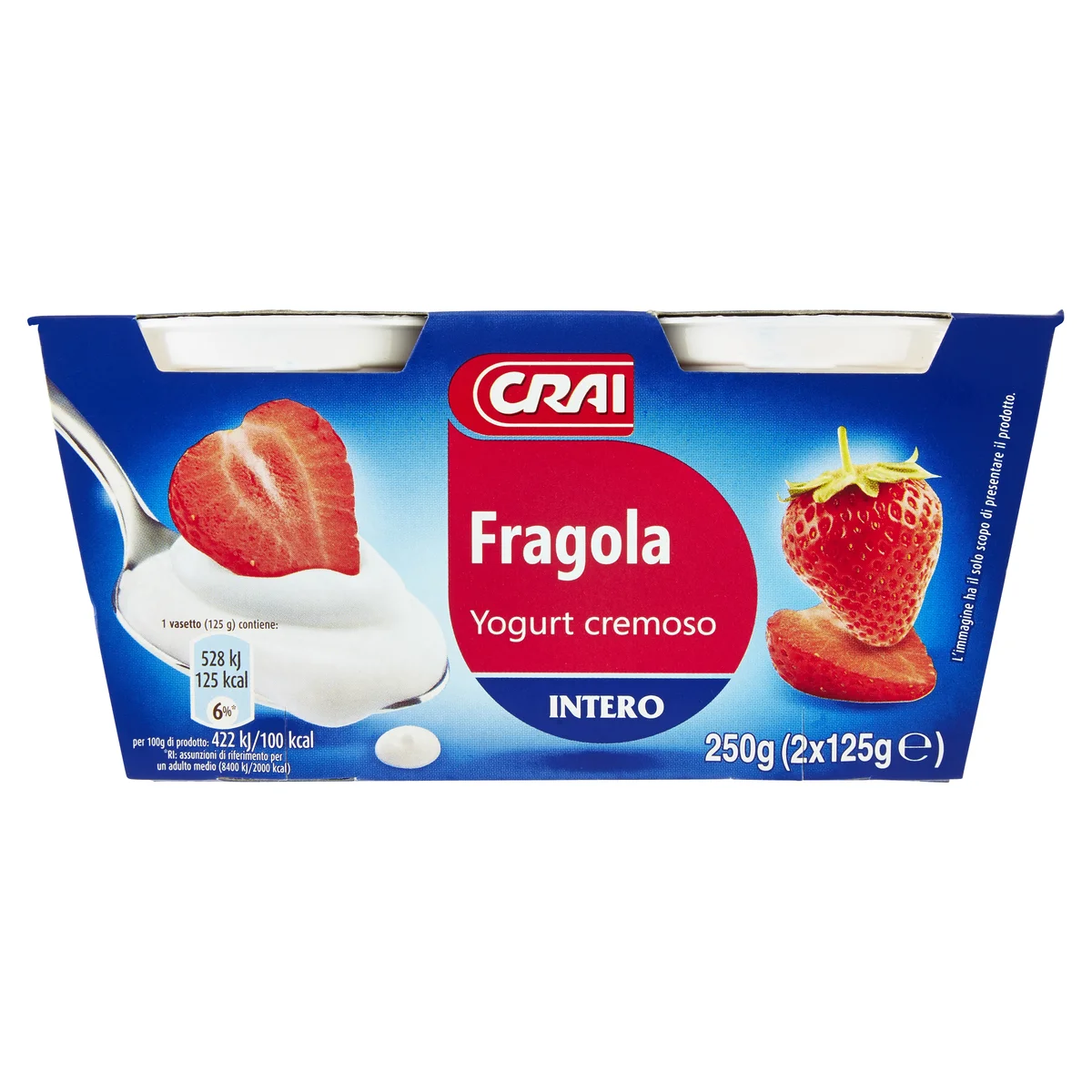 Yogurt cremoso Mio NESTLE fragola conf. 125gr x 2 pezzi - Spesaldo la spesa  online su Roma e Lazio