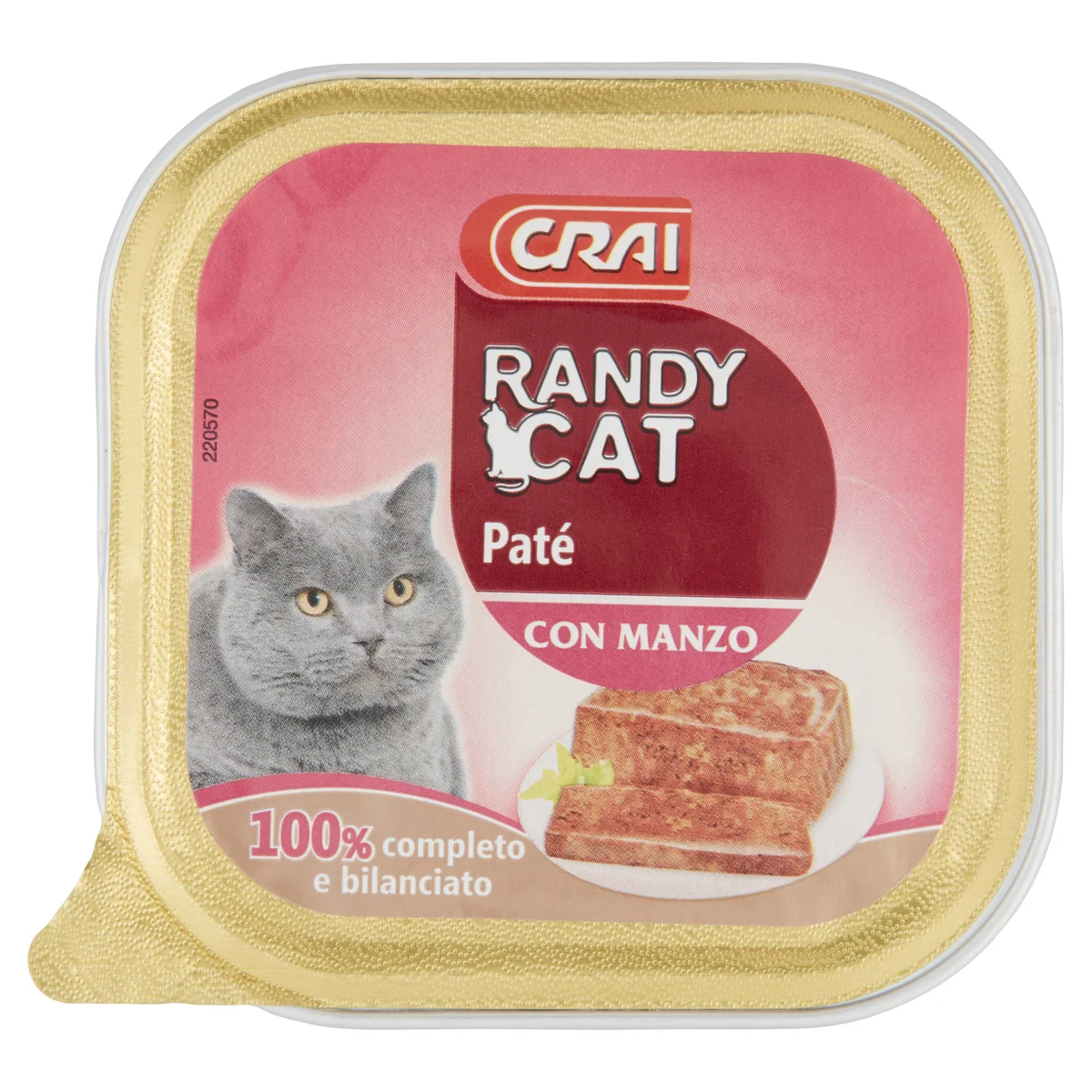 Crai Randy Cat Patè Con Manzo 100 g