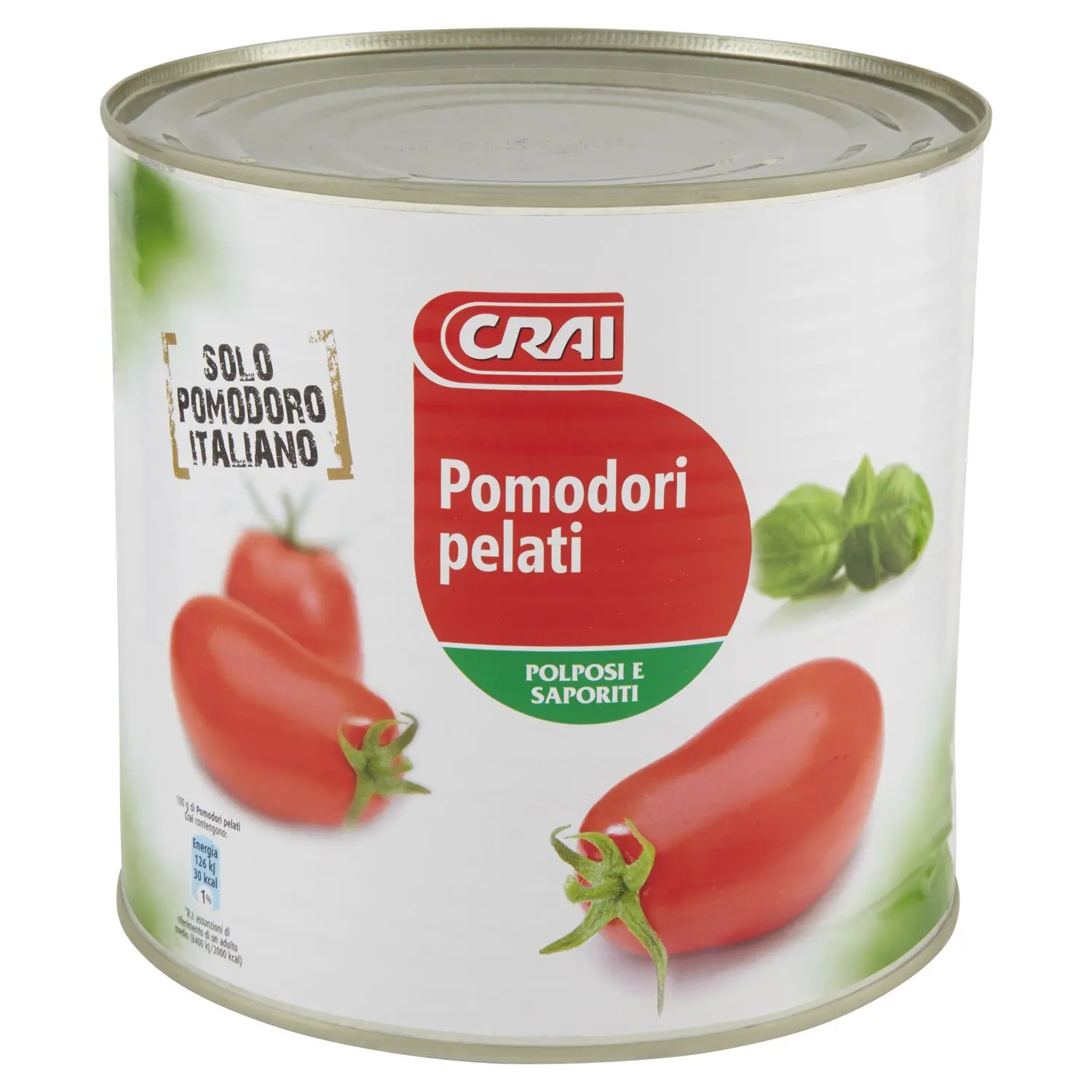 Pomodori pelati kg 2,5 cartone da 6 latte Casar