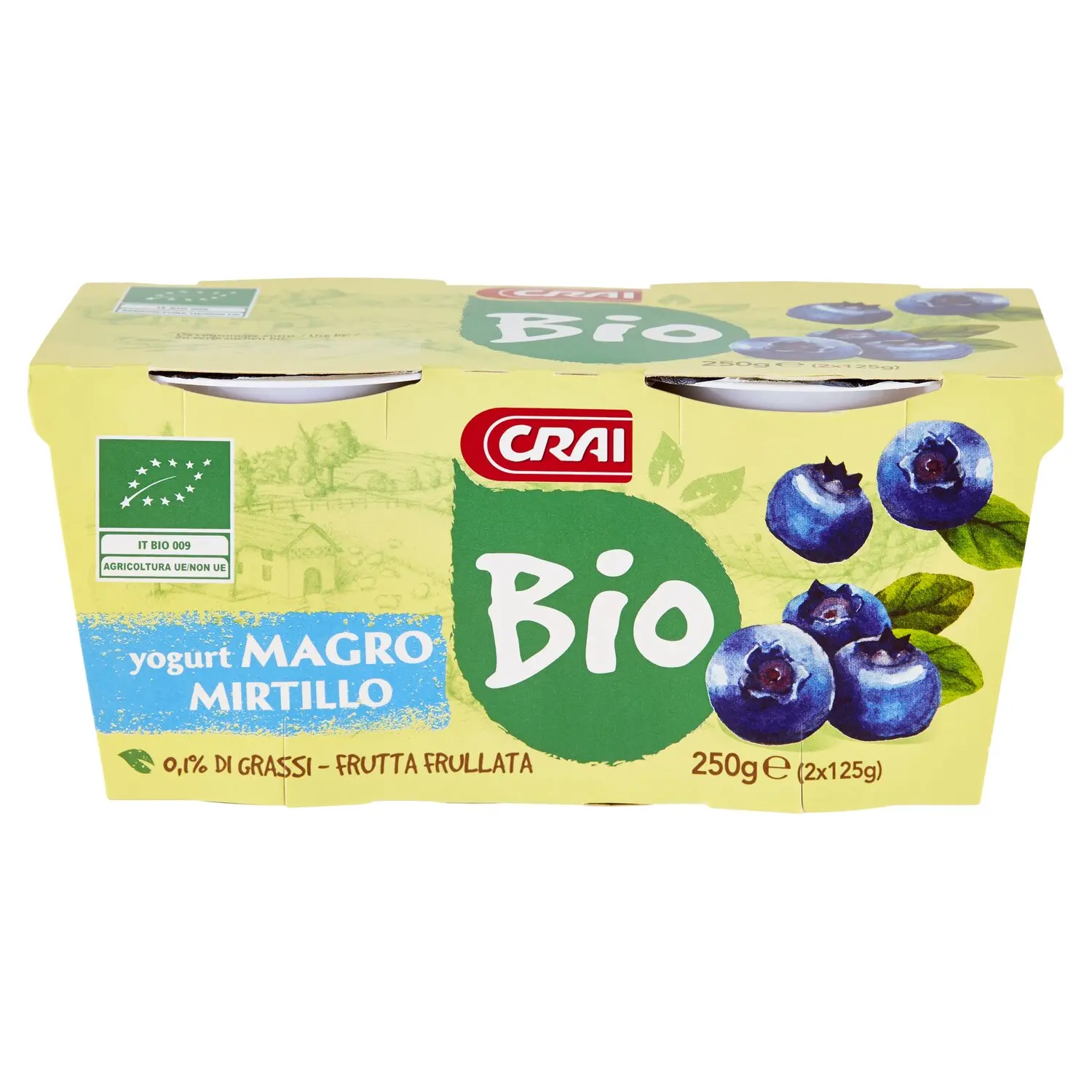 Yogurt magro alla fragola bio 125g Tesori della Terra