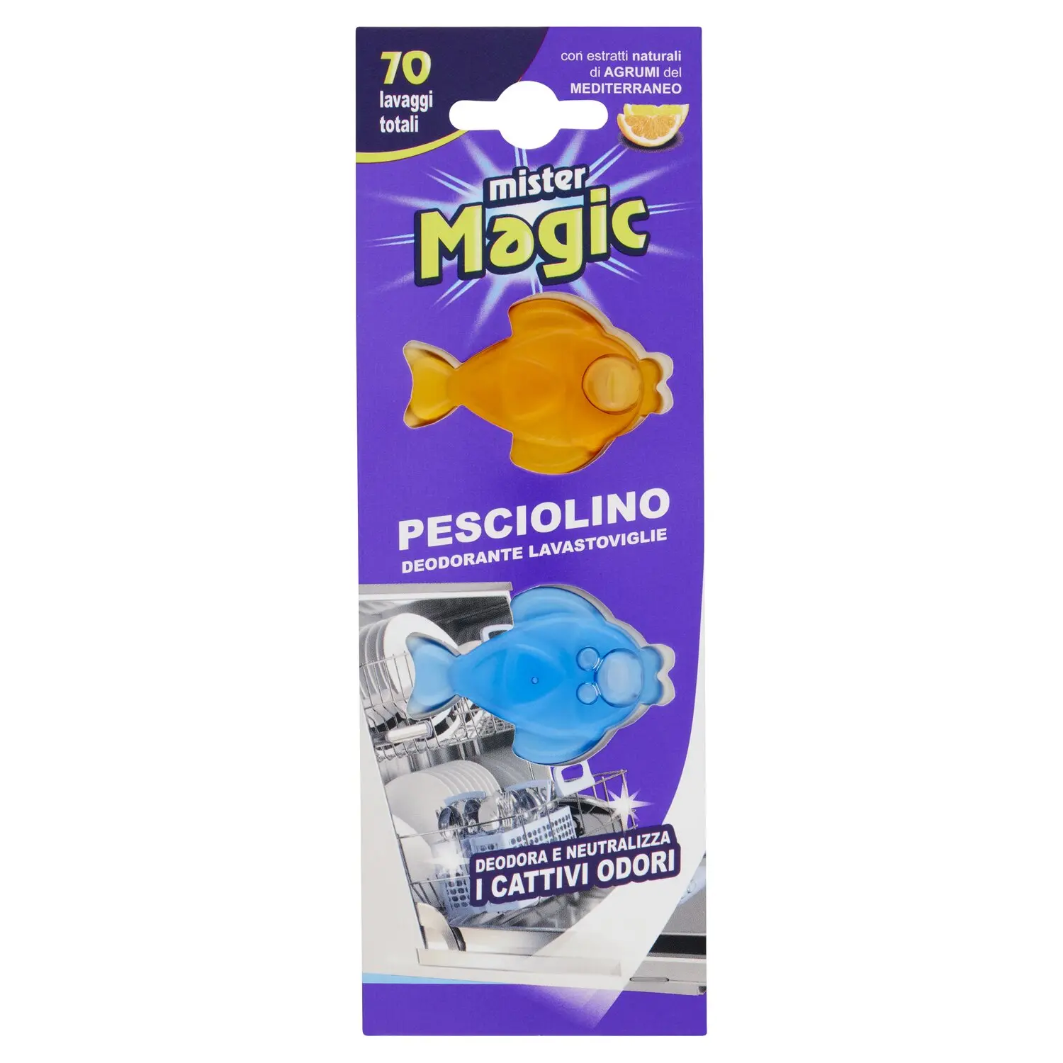 Mister Magic Pesciolino Deodorante per Lavastoviglie 6 ml