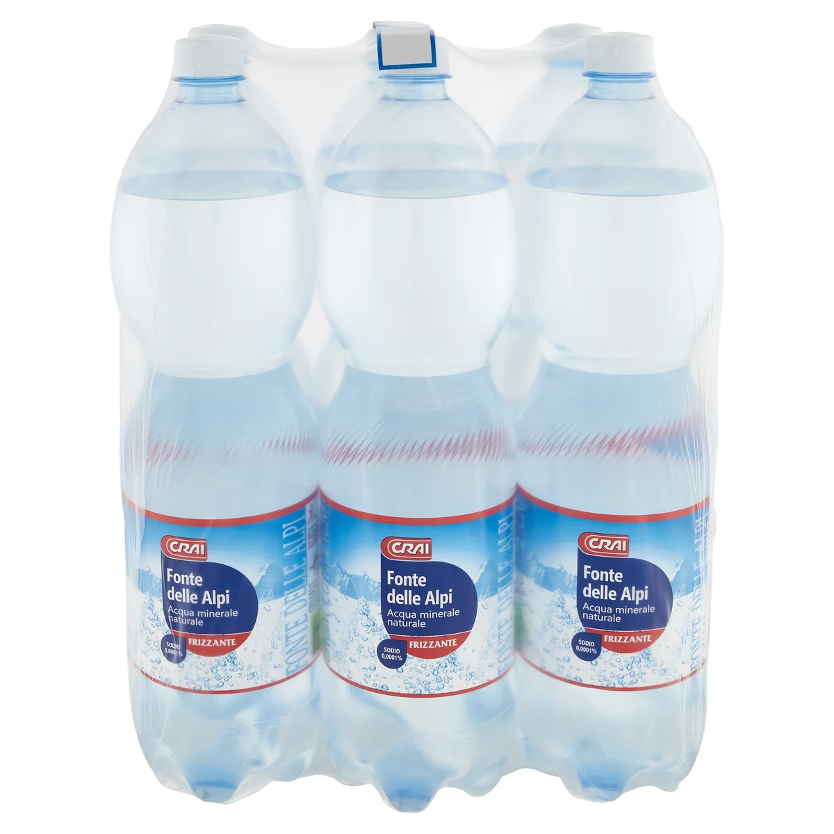 Crai Fonte delle Alpi Acqua minerale naturale Leggermente Frizzante 1,5 L