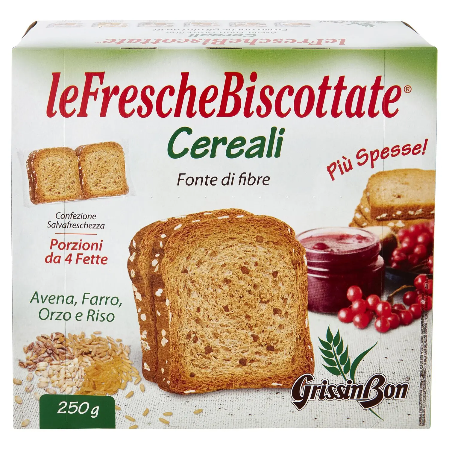 GrissinBon le FrescheBiscottate con Cereali 250 g