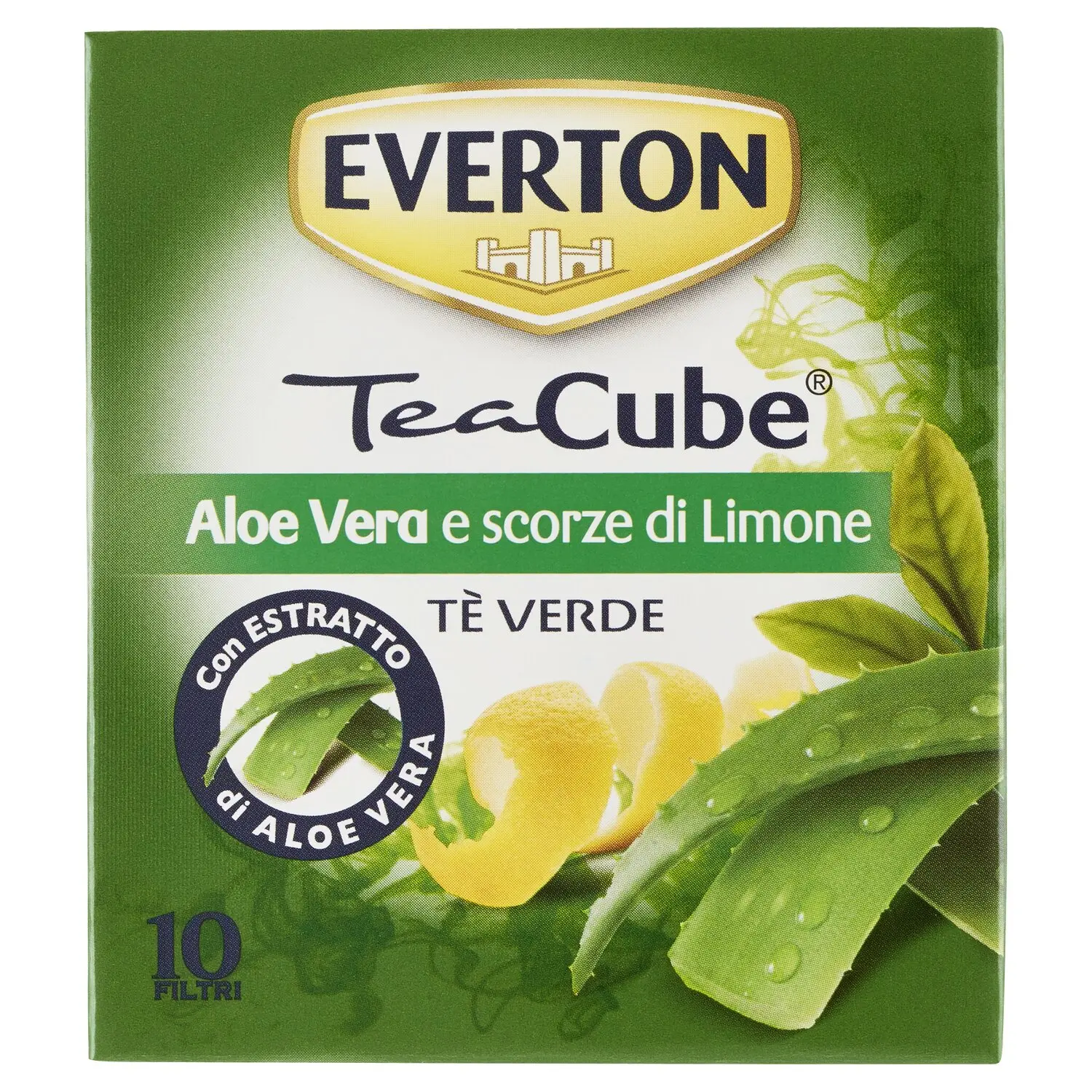 Tè verde al limone e aloe vera biologico e fairtrade