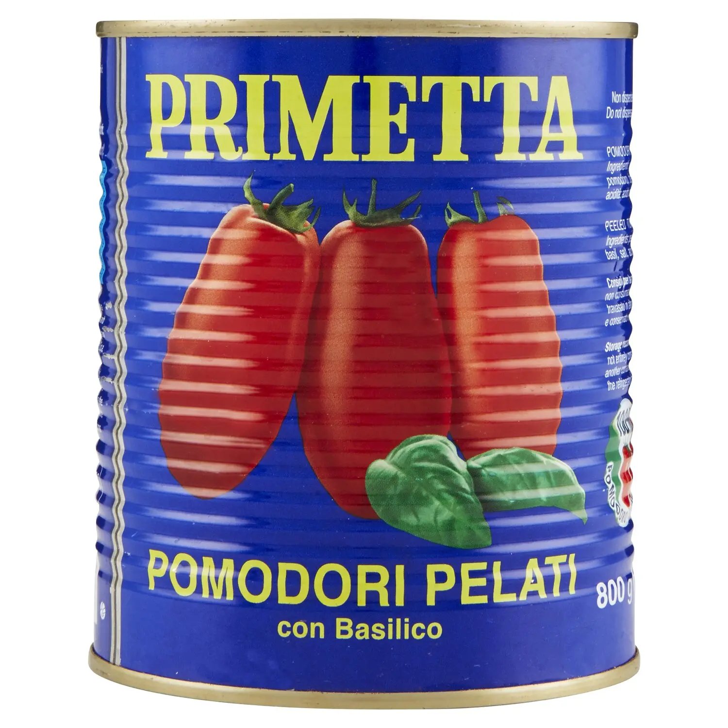 Primetta Pomodori Pelati con Basilico 800 g