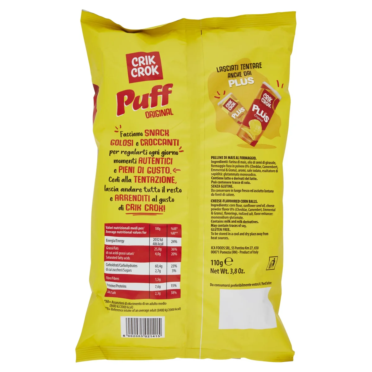 Crik Crok Puff Original 110 g