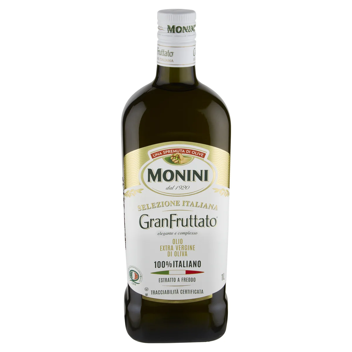 Olio Extravergine di Oliva Fruttato 100% Italiano 1Lt