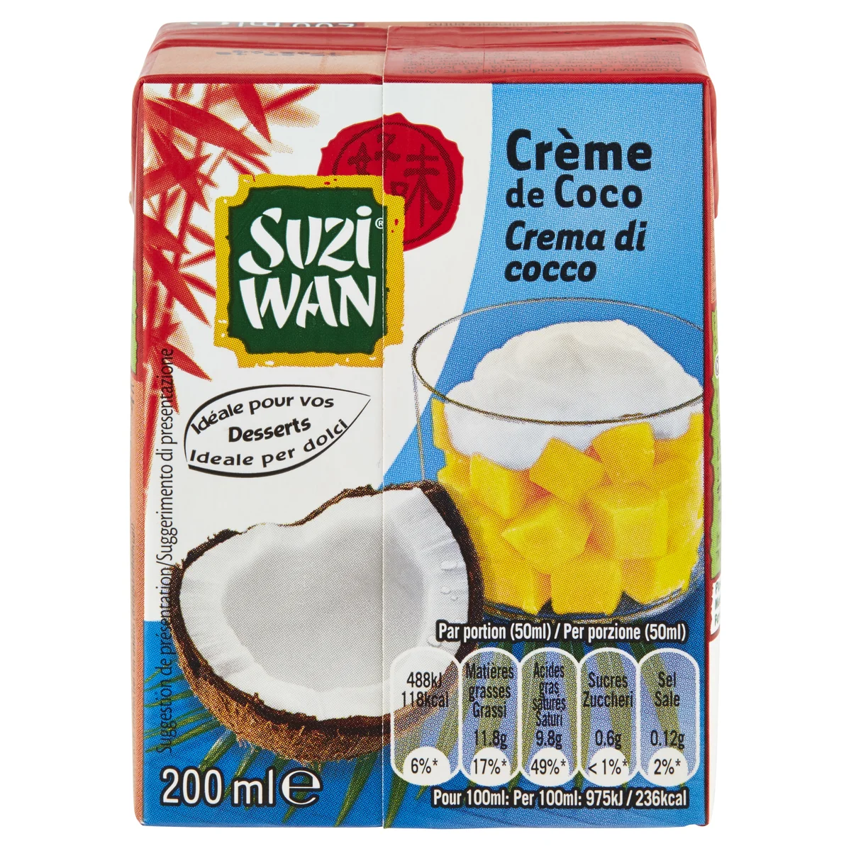 Suzi Wan Latte di cocco