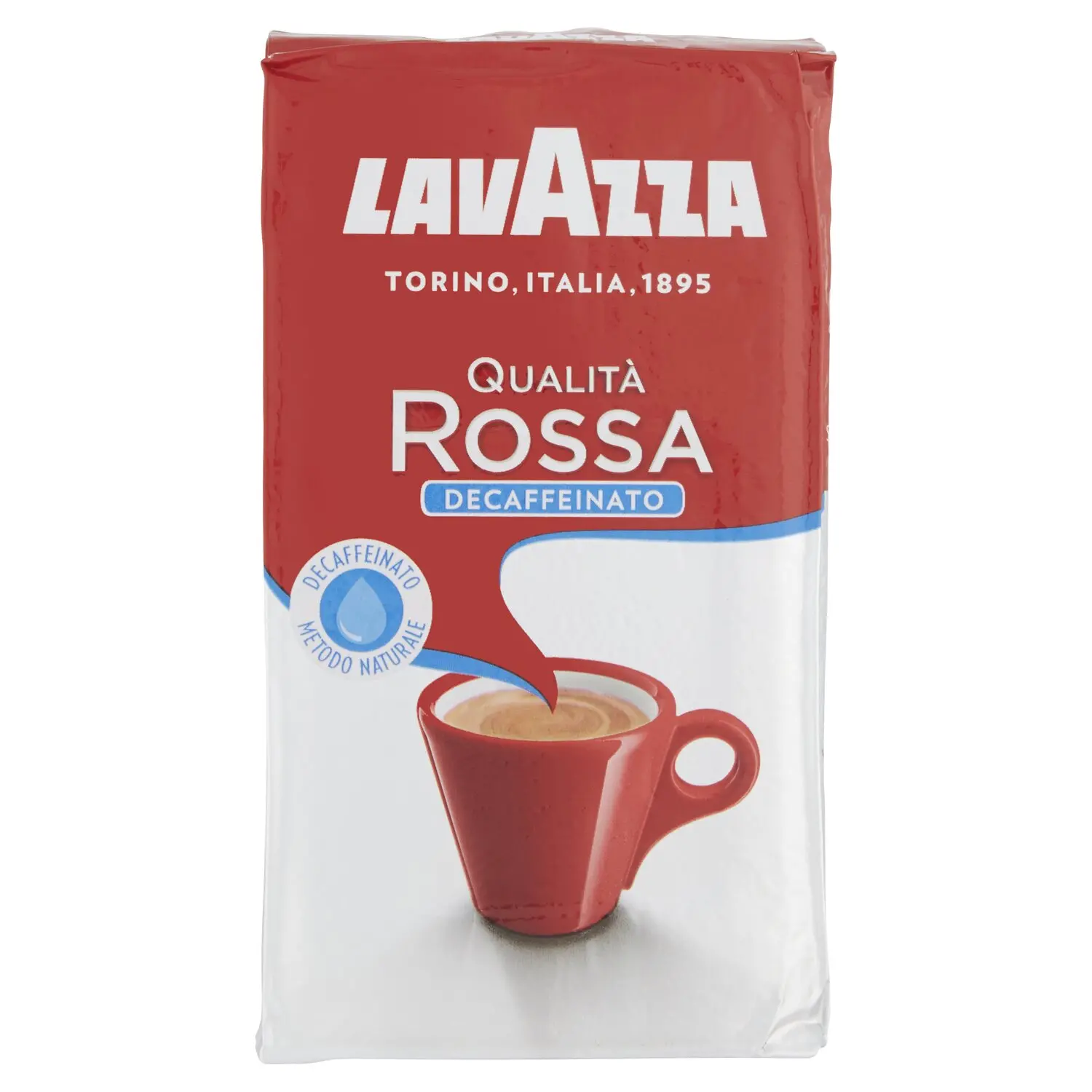 Lavazza, Qualità Rossa Dek Caffè Macinato Decaffeinato - 250 g