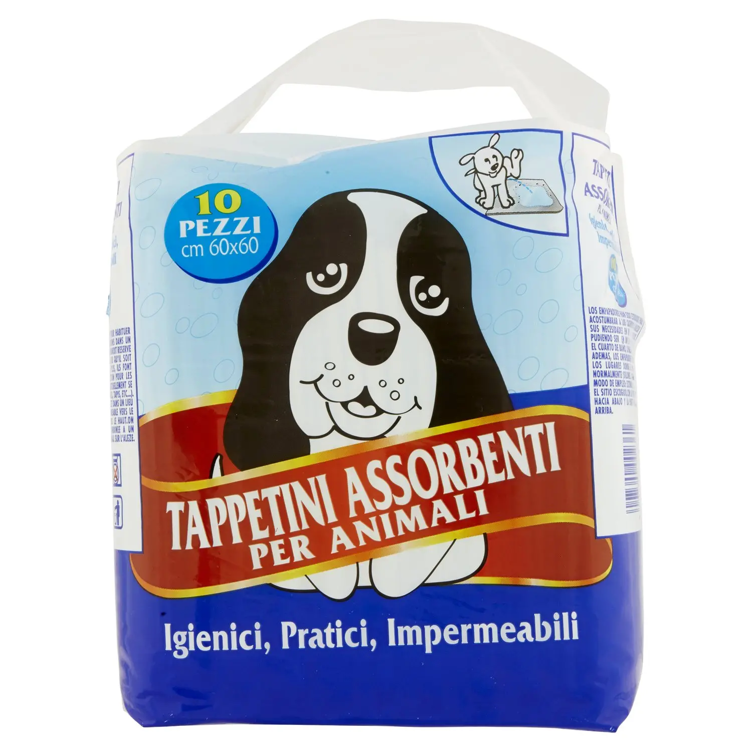 12 TAPPETINI ASSORBENTI 60X60 CM per CANI GATTI cucciolo impermebili  igienici - Ingrosso Sesto Fiorentino