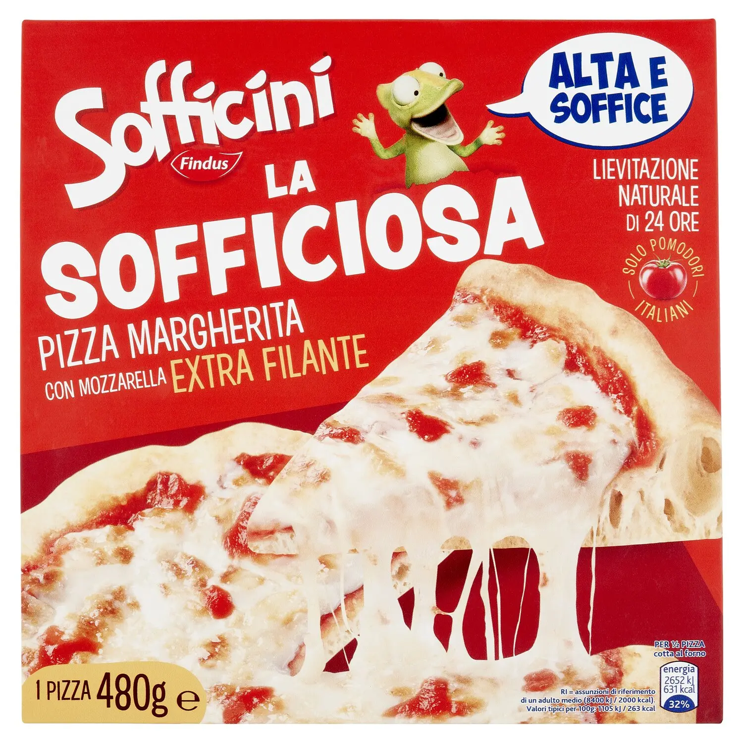 Crai Pizza margherita 3 Pizze Surgelate 3 x 280 g