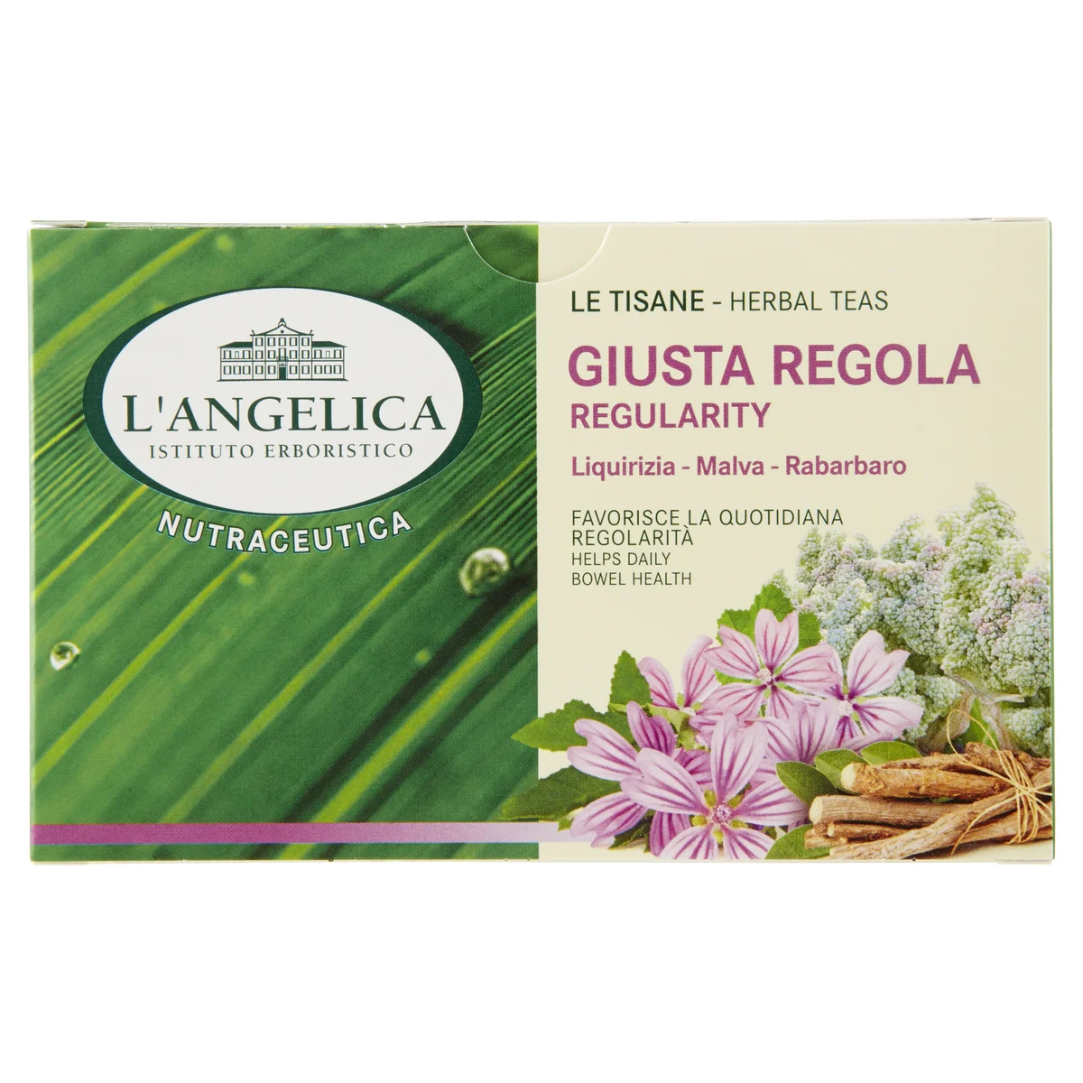 L'Angelica Nutraceutica le Tisane Giusta Regola 20 Filtri 40 g