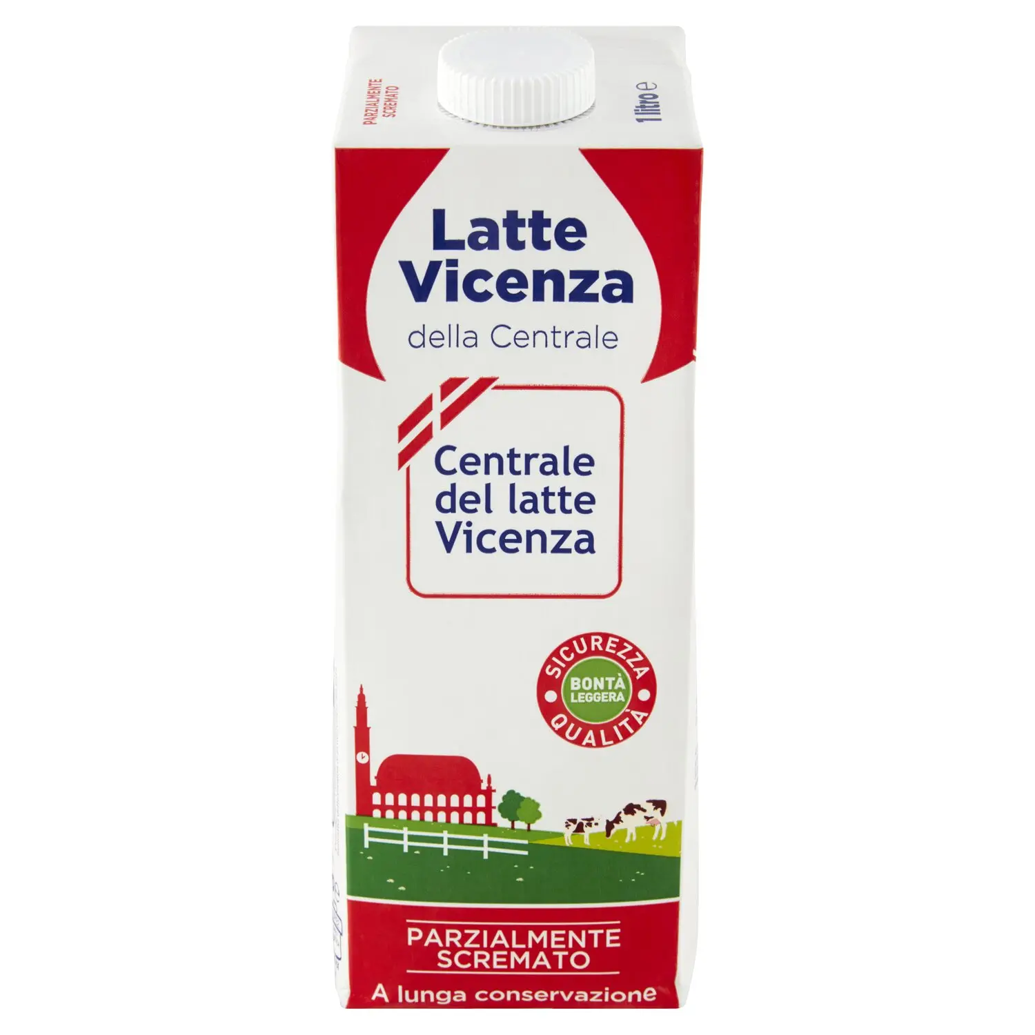 Centrale del latte Vicenza Latte Vicenza della Centrale Parz. Scremato a lunga  conservazione 1 litro