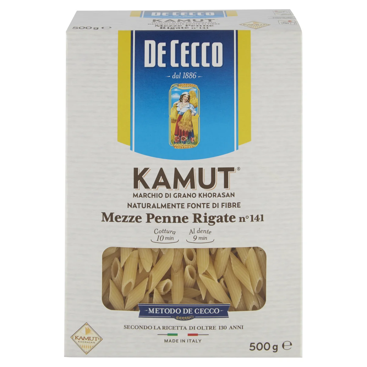 DE CECCO PASTA MEZZE PENNE N°141 500GR