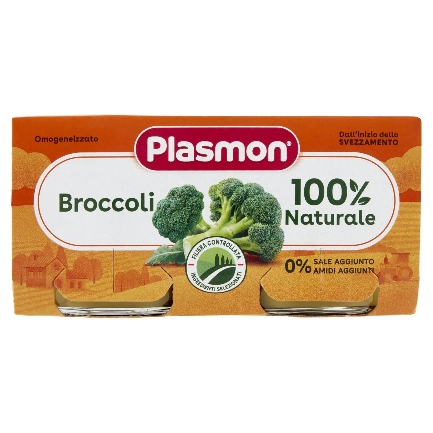 Mellin Omogeneizzati Broccoli 2X125 g