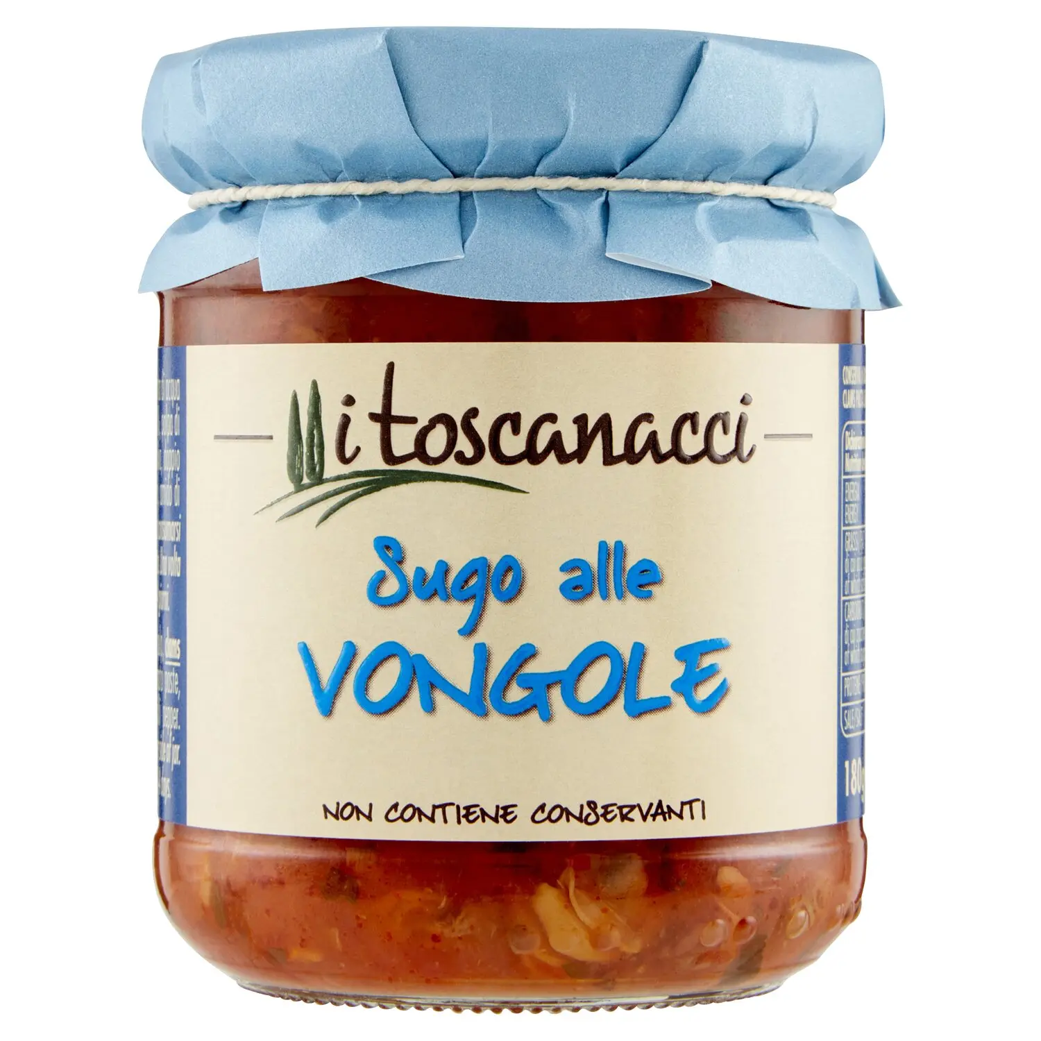 I toscanacci Sugo alle Vongole 180 g