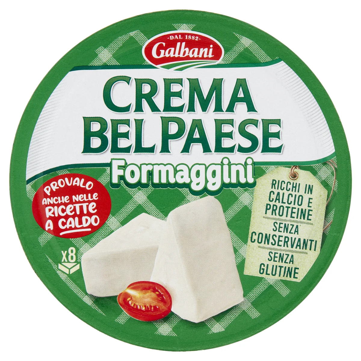 Galbani Crema Bel Paese 8 Formaggini 175 g