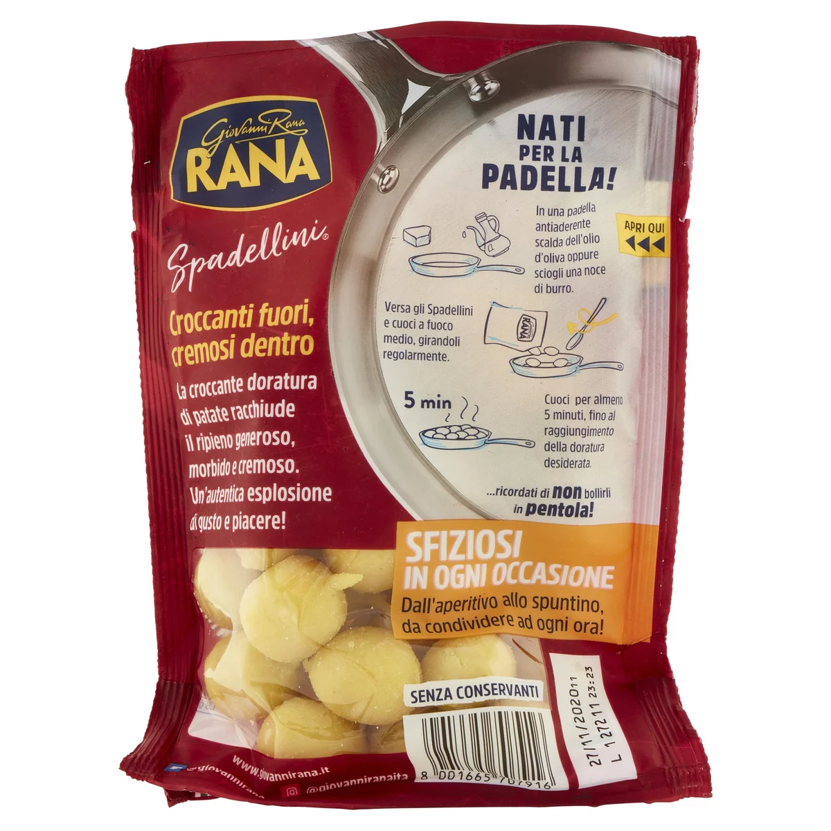 Giovanni Rana Spadellini Crema di formaggi 280 g