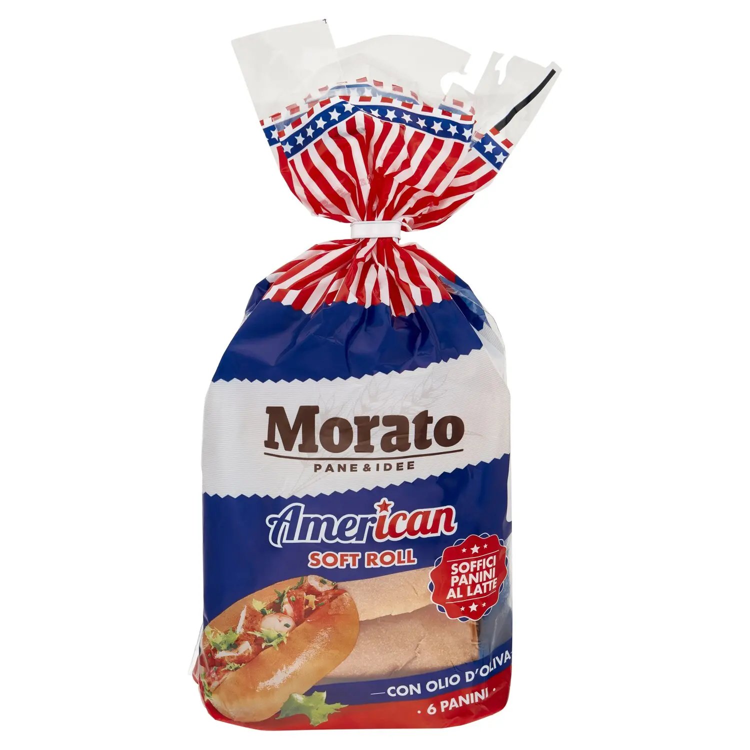 Morato American Soft Roll con Olio d'Oliva 6 x 50 g