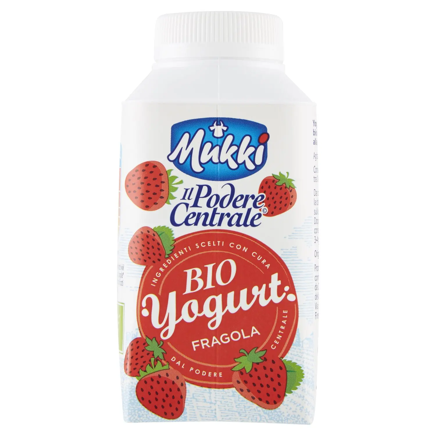 Mukki Il Podere Centrale Bio Yogurt Fragola 250 g