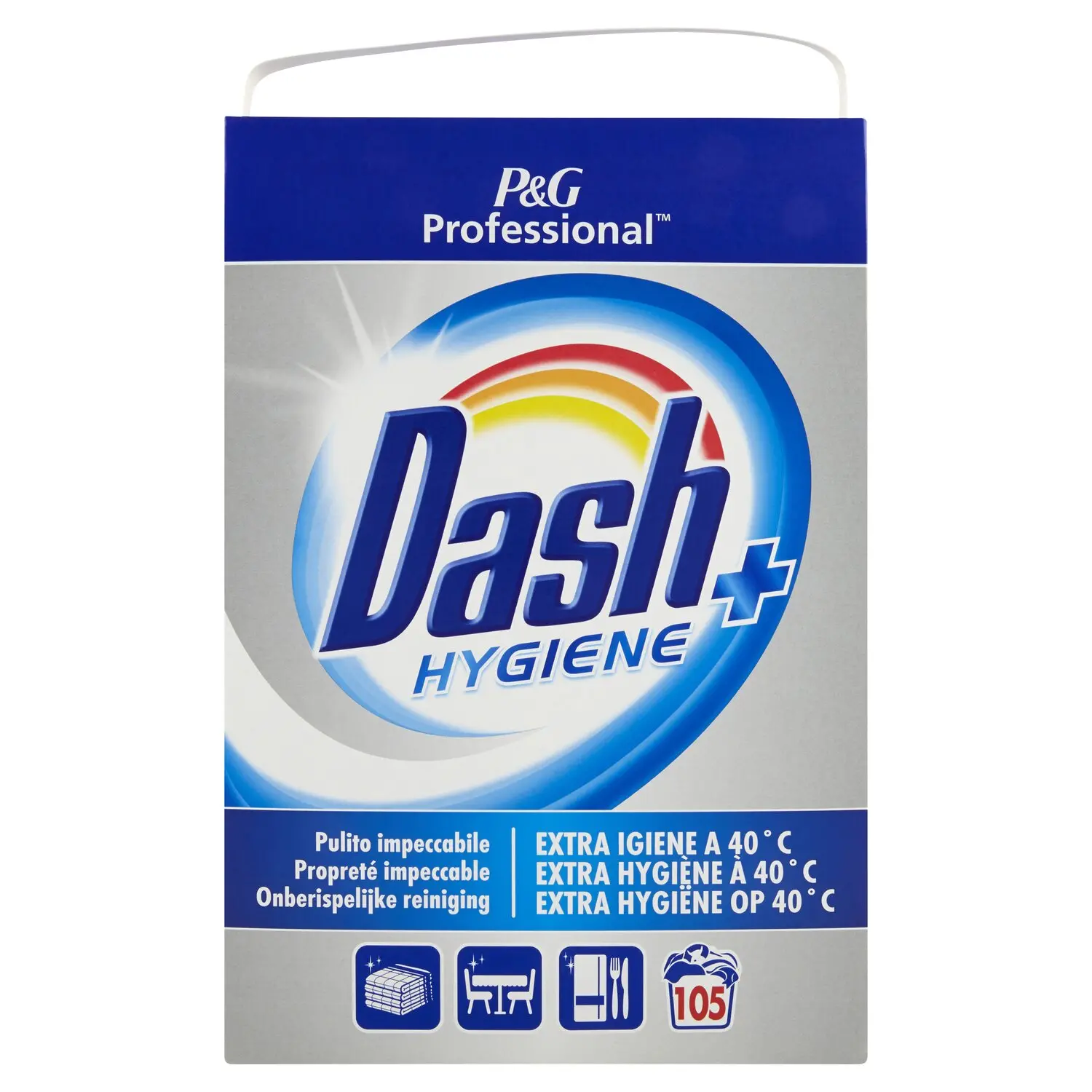 Dash Professional Hygiene Detersivo in Polvere Lavatrice 105