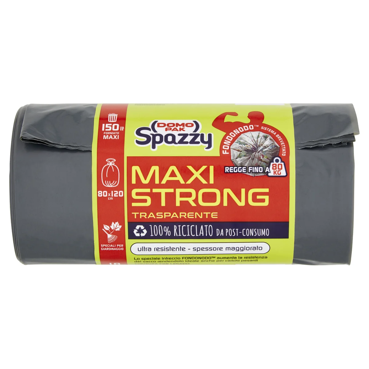 Domopak Spazzy Maxi Strong Trasparente 150 lt 80x120 cm 10 pz