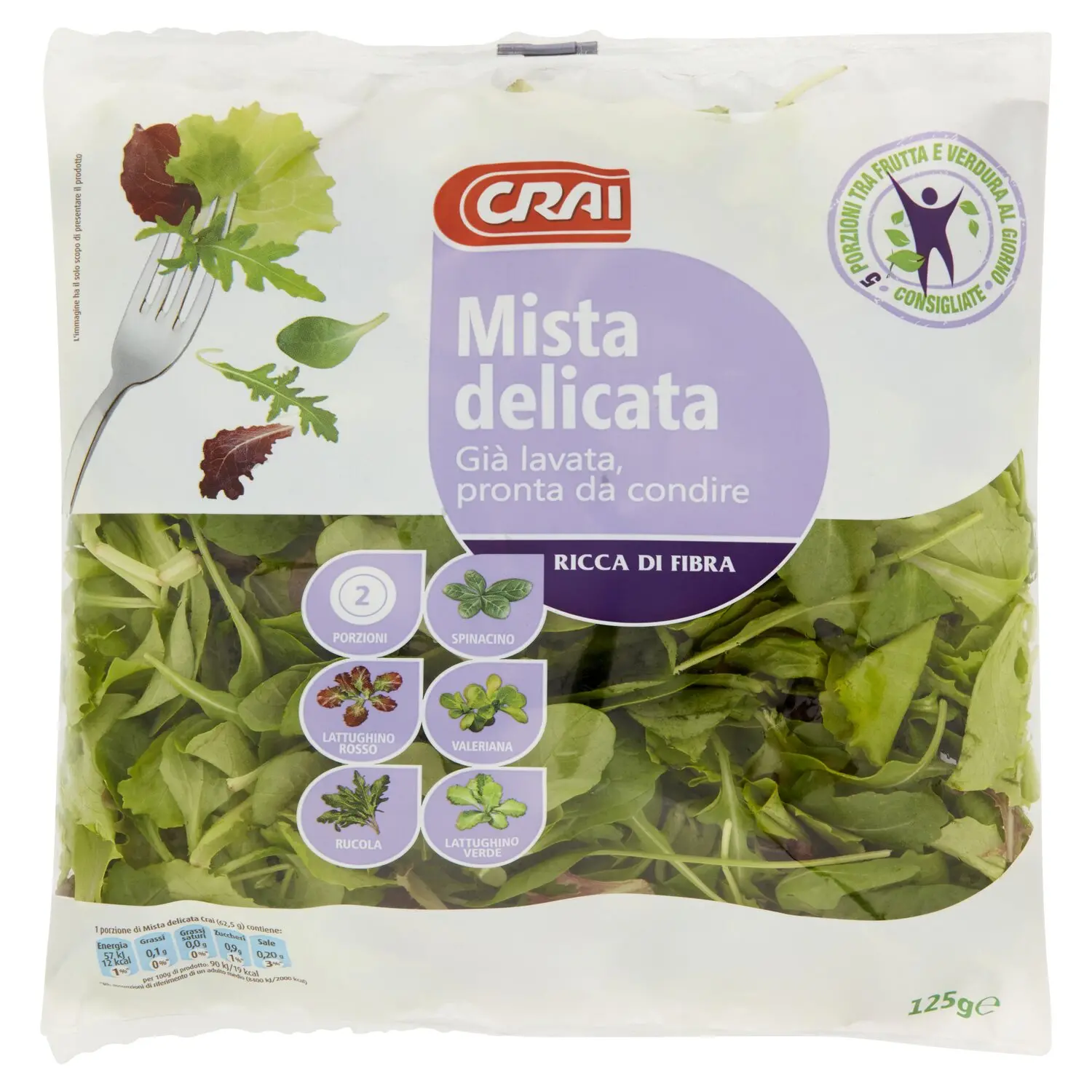 Rucola 125 g Conad in vendita online