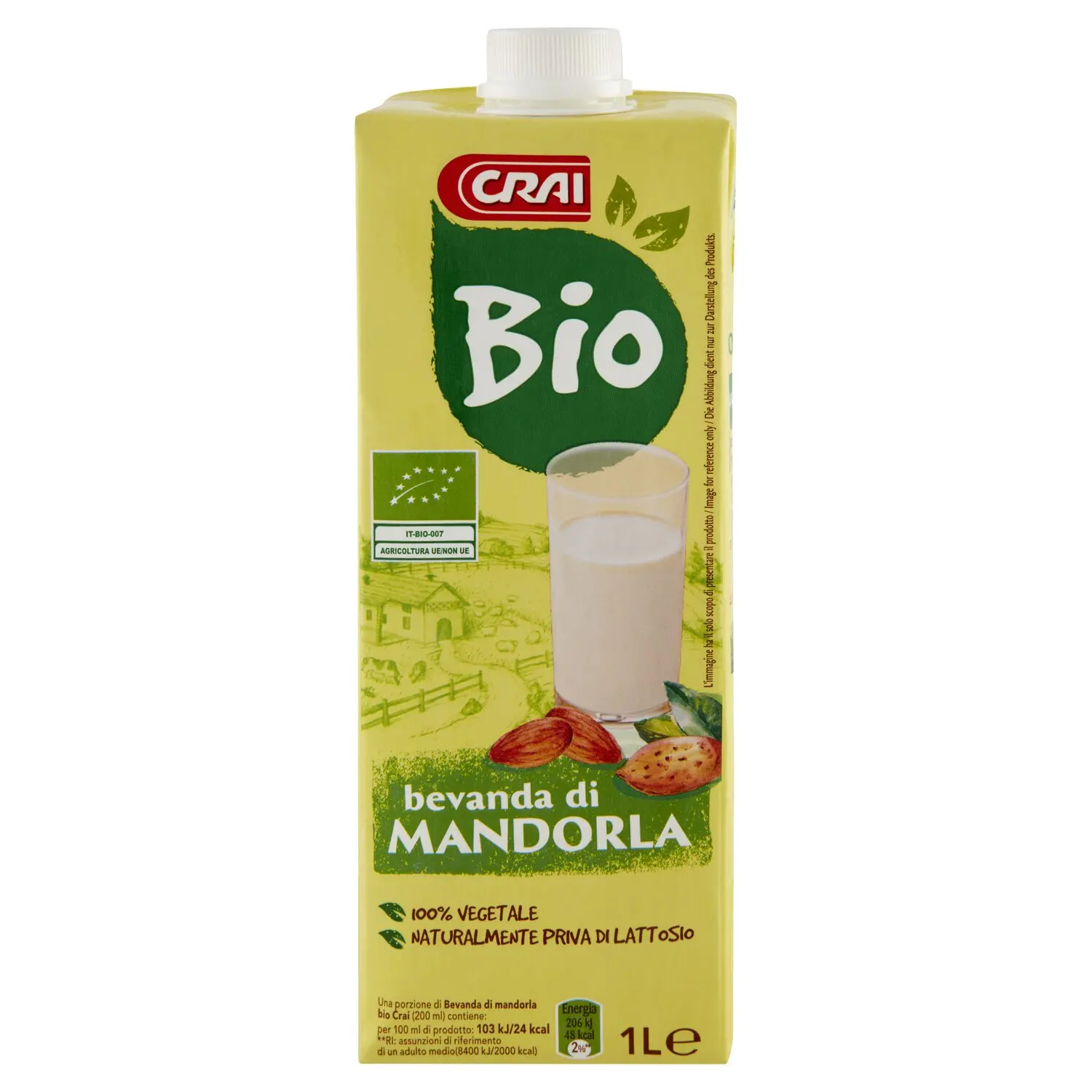 Latte di Cocco Senza Zucchero BIO - Isola BIO - 1 Busta da 1 litro