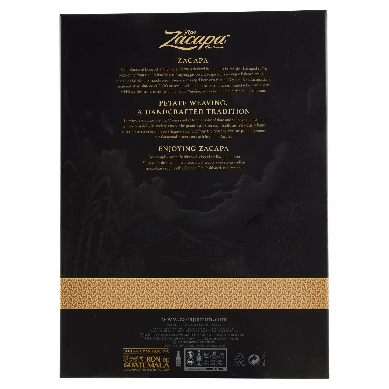 Zacapa Rum Centenario XO Solera - 700 ml : : Alimentari e