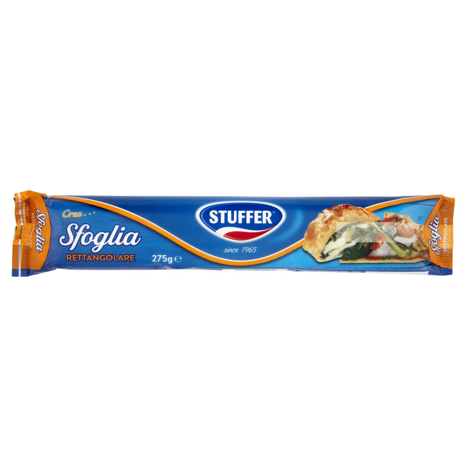 Pasta sfoglia rettangolare arrotolata 275 gr